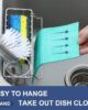 3-In-1 sponge holder for kitchen - Hanging Sink Caddy Organizer Rack