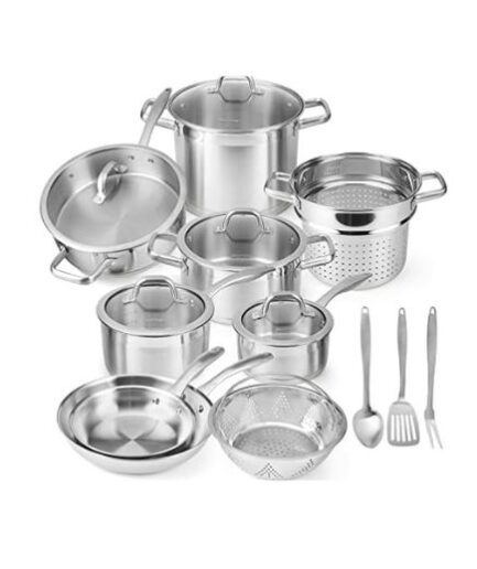 11 piece cuisinart cookware set - Chef's Classic Stainless Steel Collection