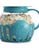 Ecolution Micro Pop Microwave Popcorn Popper: BPA-Free, Dishwasher Safe, Teal, 3-Quart Capacity