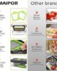 MAIPOR Vegetable Chopper with Container: Multifunctional 13 in 1 Food Chopper, Slicer Dicer Cutter
