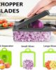MAIPOR Vegetable Chopper with Container: Multifunctional 13 in 1 Food Chopper, Slicer Dicer Cutter
