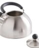 Mr. coffee Stainless Steel Whistling Tea Kettle, 1.5-Quart, Mirror Polish