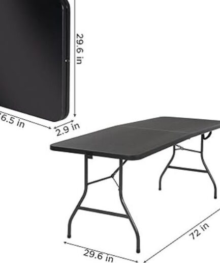 cosco 6 ft folding table