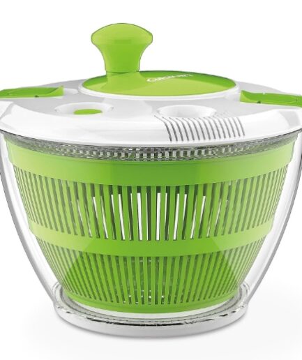 Cuisinart Large Spin Stop Salad Spinner Wash, Spin & Dry (5qt)