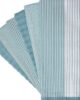 6-Pack Aqua Premium Cotton Kitchen Towels: Large, Absorbent, with Hanging Loop - 20"x28