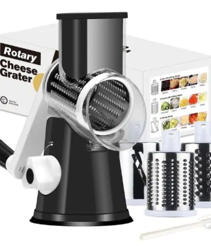 Rotary shredder cheese grater - Cambom Kitchen Manual Cheese Grater