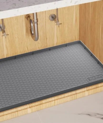 Under Cabinet Sink Mat - Kitchen Organizer and Shelf Liner